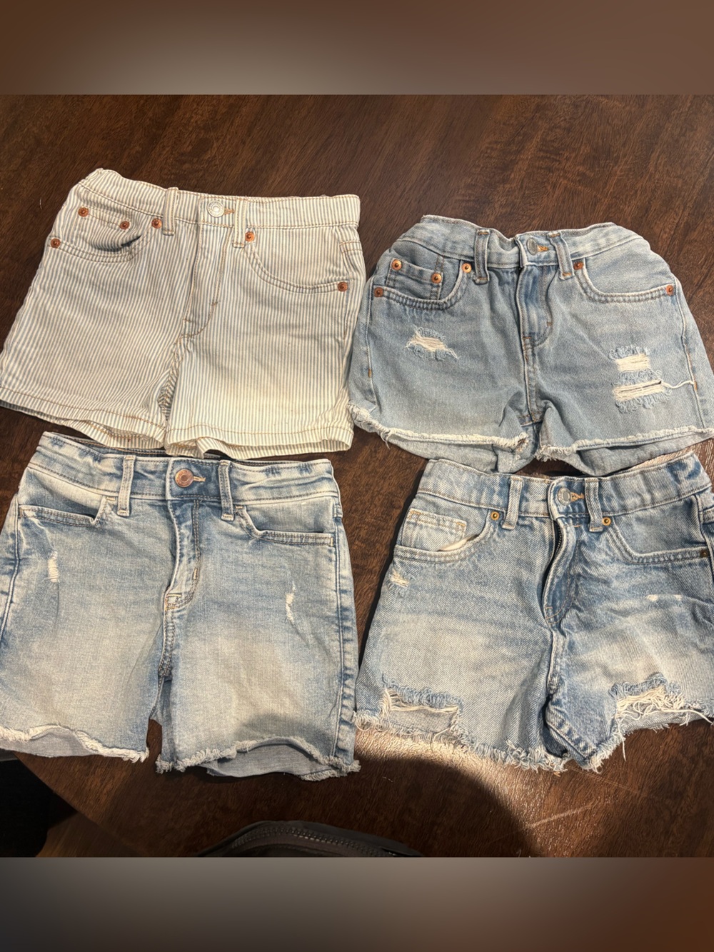 Levi's/ Abercrombie Kids / Zara girls shorts size 7/8